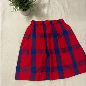 JCrew plaid skirt